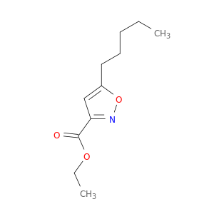 3-Isoxazolecarboxylic acid, 5-pentyl-, ethyl ester