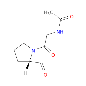 (S)-N-(2-(2-FORMYL-1-PYRROLIDINYL)-2-OXOETHYL)ACETAMIDE