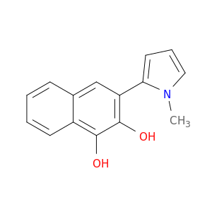 1,2-Naphthalenediol, 3-(1-methyl-1H-pyrrol-2-yl)-