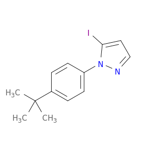 1-(4-(tert-Butyl)phenyl)-5-iodo-1H-pyrazole