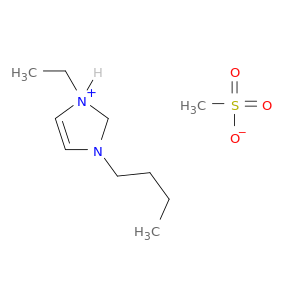 1H-Imidazolium, 1-butyl-3-ethyl-, methanesulfonate