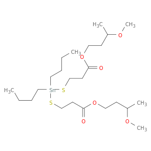 10,14-DIOxa-4,6-二亚锡-斯坦南丹癸酸,5,5-二丁基-13-甲基-9-氧代,3-甲氧基丁酯