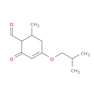 3-Cyclohexene-1-carboxaldehyde, 6-methyl-4-(2-methylpropoxy)-2-oxo-