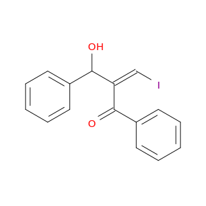 2-Propen-1-one, 2-(hydroxyphenylmethyl)-3-iodo-1-phenyl-, (2Z)-