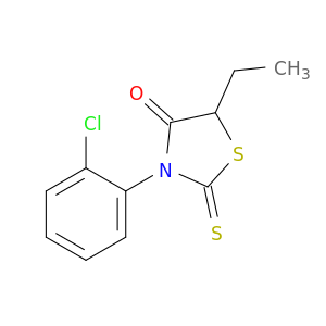 4-Thiazolidinone,3-(2-chlorophenyl)-5-ethyl-2-thioxo-