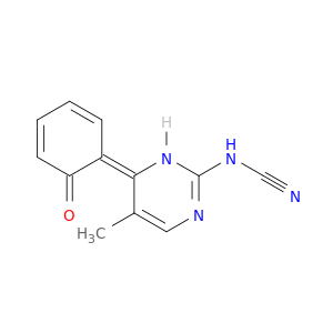 [[(4E)-5-methyl-4-(6-oxo-1-cyclohexa-2,4-dienylidene)-3H-pyrimidin-2-yl]amino]formonitrile