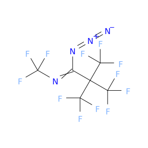 Propanimidoyl azide, 3,3,3-trifluoro-N,2,2-tris(trifluoromethyl)-