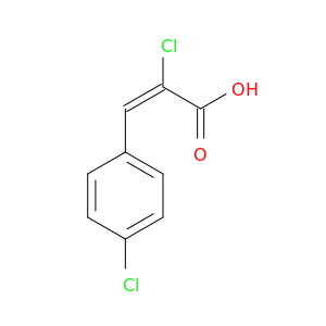 2-Propenoic acid, 2-chloro-3-(4-chlorophenyl)-, (E)-