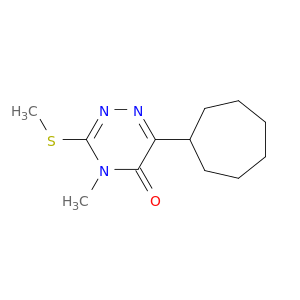 1,2,4-Triazin-5(4H)-one, 6-cycloheptyl-4-methyl-3-(methylthio)-