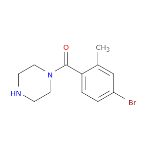 1-(4-Bromo-2-methylbenzoyl)piperazine