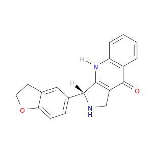 9H-PYRROLO[3,4-B]QUINOLIN-9-ONE, 3-(2,3-DIHYDRO-5-BENZOFURANYL)-1,2,3,4-TETRAHYDRO-, (3R)-