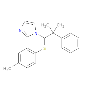 1H-Imidazole, 1-[2-methyl-1-[(4-methylphenyl)thio]-2-phenylpropyl]-