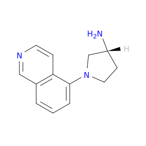 3-Pyrrolidinamine, 1-(5-isoquinolinyl)-, (3R)-