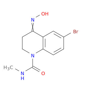 1(2H)-Quinolinecarboxamide,6-bromo-3,4-dihydro-4-(hydroxyimino)-N-methyl-