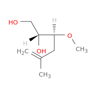 5-Hexene-1,2-diol, 3-methoxy-5-methyl-, (2R,3S)-
