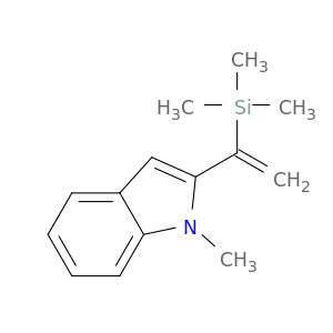 1H-Indole, 1-methyl-2-[1-(trimethylsilyl)ethenyl]-