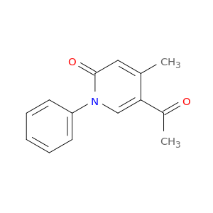 2(1H)-Pyridinone, 5-acetyl-4-methyl-1-phenyl-