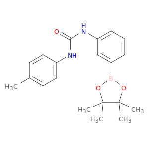 1-(3-(4,4,5,5-四甲基-1,3,2-二氧杂硼烷-2-基)苯基)-3-(对甲苯基)脲