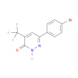 3(2H)-Pyridazinone, 6-(4-bromophenyl)-4-(trifluoromethyl)-