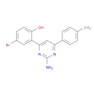 Phenol, 2-[2-amino-6-(4-methylphenyl)-4-pyrimidinyl]-4-bromo-
