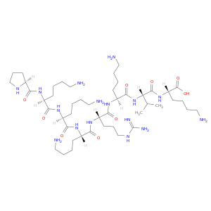 L-Lysine, L-prolyl-L-lysyl-L-lysyl-L-lysyl-L-arginyl-L-lysyl-L-valyl-
