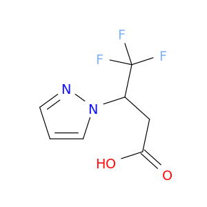 4,4,4-trifluoro-3-(1H-pyrazol-1-yl)butanoic acid