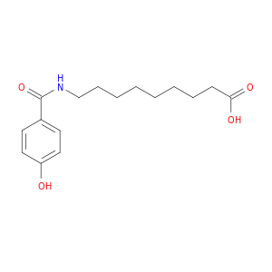 Nonanoic acid, 9-[(4-hydroxybenzoyl)amino]-