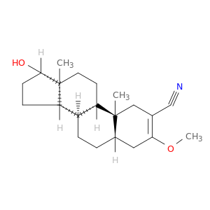 5a-Androst-2-ene-2-carbonitrile, 17b-hydroxy-3-methoxy- (7CI,8CI)