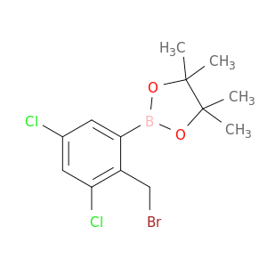 2-(2-(bromomethyl)-3,5-dichlorophenyl)-4,4,5,5-tetramethyl-1,3,2-dioxaborolane