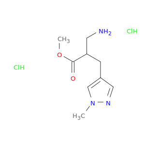 methyl 3-amino-2-[(1-methyl-1H-pyrazol-4-yl)methyl]propanoate dihydrochloride