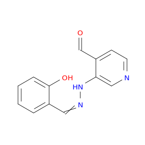 4-Pyridinecarboxaldehyde, 3-[[(2-hydroxyphenyl)methylene]hydrazino]-