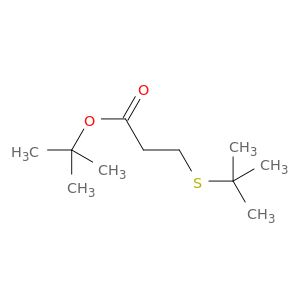 Propanoic acid,3-[(1,1-dimethylethyl)thio]-, 1,1-dimethylethyl ester