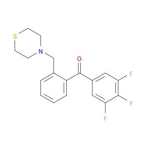 甲烷酮,[2-(4-硫代啉基甲基)苯基](3,4,5-三氟苯基)-