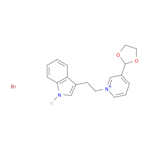 3-(1,3)DIOXOLAN-2-YL-1-(2-(1H-INDOL-3-YL)-ETHYL)PYRIDINIUM BROMIDE
