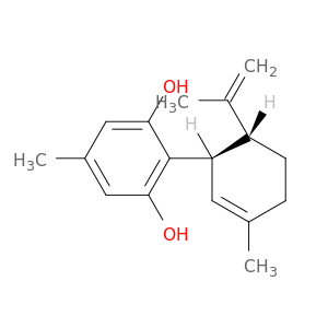 5-METHYL-2-[(1R,6R)-3-METHYL-6-(1-METHYLETHENYL)-2-CYCLOHEXEN-1-YL]-1,3-BENZENEDIOL