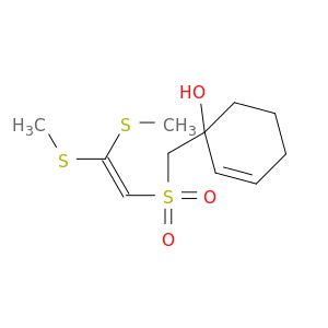 2-Cyclohexen-1-ol, 1-[[[2,2-bis(methylthio)ethenyl]sulfonyl]methyl]-