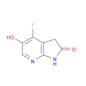 4-氟-1,3-二氢-5-羟基-2H-Pyrrolo[2,3-B]吡啶-2-1