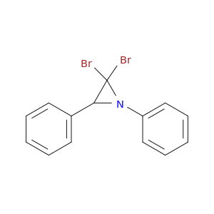 Aziridine, 2,2-dibromo-1,3-diphenyl-