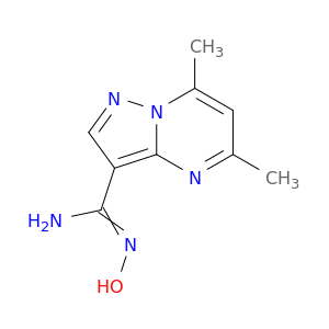 N'-Hydroxy-5,7-dimethylpyrazolo[1,5-a]pyrimidine-3-carboximidamide
