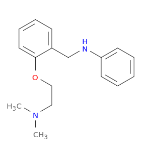 Benzenemethanamine,2-[2-(dimethylamino)ethoxy]-N-phenyl-