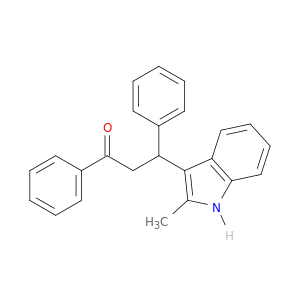 1-Propanone, 3-(2-methyl-1H-indol-3-yl)-1,3-diphenyl-