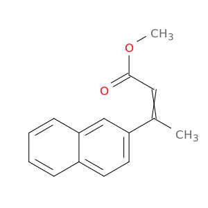 2-Butenoic acid, 3-(2-naphthalenyl)-, methyl ester