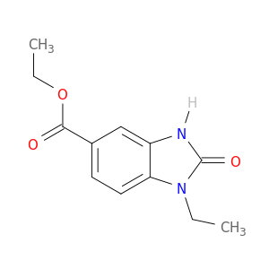乙基1-乙基-2,3-二氢-2-氧代-1H-苯并咪唑-5-羧酸盐