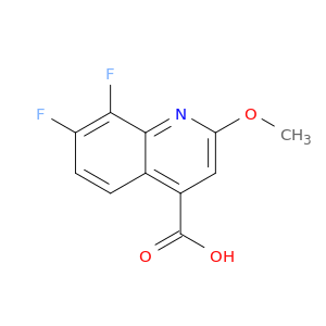 7,8-difluoro-2-methoxyquinoline-4-carboxylic acid