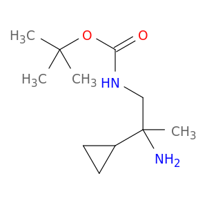 tert-butyl N-(2-amino-2-cyclopropylpropyl)carbamate