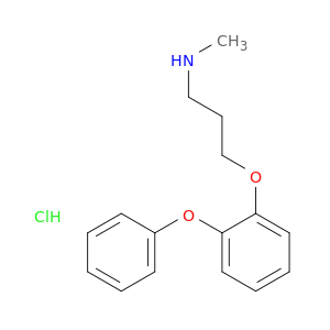 1-Propanamine, N-methyl-3-(2-phenoxyphenoxy)-, hydrochloride