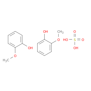 Phenol, 2-methoxy-, sulfate (2:1)
