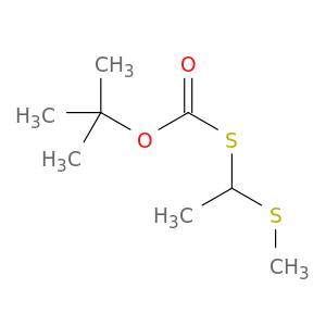 TERT-BUTYL 1-METHYLSULFANYLETHYLSULFANYLFORMATE