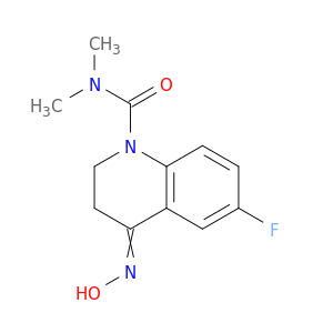 1(2H)-Quinolinecarboxamide,6-fluoro-3,4-dihydro-4-(hydroxyimino)-N,N-dimethyl-