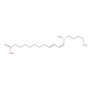 9,11-Dodecadienoic acid, 12-(pentylsulfinyl)-, (E,Z)-